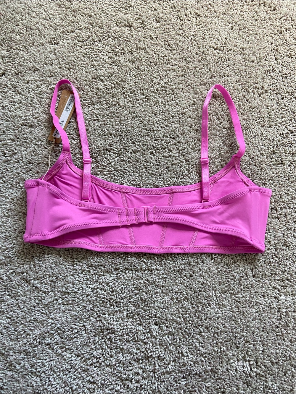Skims โข Recycled Swim Corset Bikini Top Neon Orchid - Picture 4 of 14